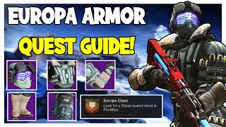 ALL STASIS SEALED CHEST LOCATIONS! Europa Armor Quest Guide | Destiny 2 Beyond Light