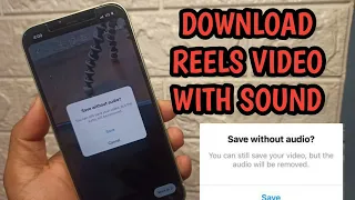 Sounds Not Available On Instagram Reels Video After Download Problem Solved || 100% Working