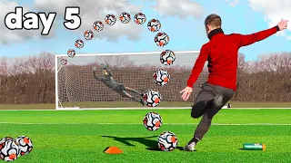 Learning the KNUCKLEBALL FREEKICK in only 5 Days