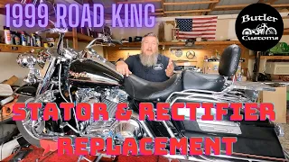 1999 Road King Stator and Rectifier Replacement. Butler Customs