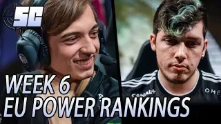 FNC Are the Top Dogs, VIT Keep on Sliding Down | Week 6 EU LCS Power Rankings | LoL esports