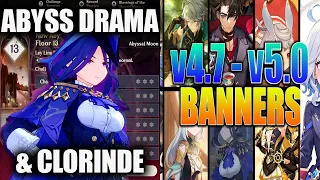 Version 4.7 to 5.0 Banners Roadmap Including CLORINDE, RERUNS & ABYSS News!! - Genshin Impact