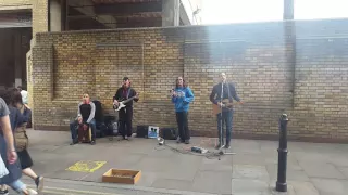 Street singers at Brick Lane London