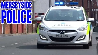 Police car responding - Merseyside Police Hyundai i30