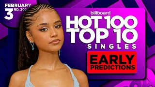 EARLY PREDICTIONS | Billboard Hot 100, Top 10 Singles | February 3rd, 2024