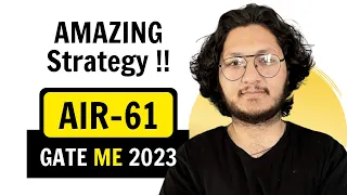 GATE AIR - 61 (ME) Amazing strategy & Tips | Vivek Rawat | GATE Topper from Exergic