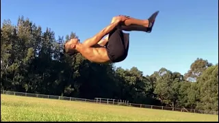 Backflip progression 5 years.