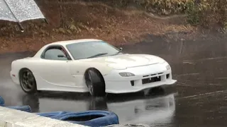 Drifting my new RX-7 at Meihan Sportsland