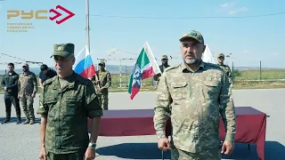 Добровольцы приняли военную присягу в РУС