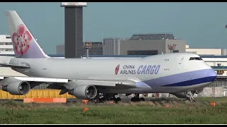 China Airlines Cargo Boeing 747-400 B-18719 Landing and Takeoff | Narita | NRT/RJAA