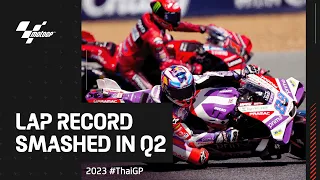 Sizzling speed in last 5 minutes of MotoGP™ Q2 | 2023 #ThaiGP
