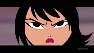 Ashi slaughters an entire army to defend Jack   Samurai Jack S5E4