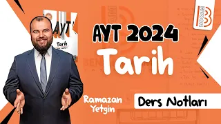 18) AYT Tarih - Türkiye Selçuklu Devleti 1 - Ramazan YETGİN - 2024