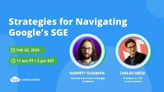 Strategies for Navigating Google’s SGE