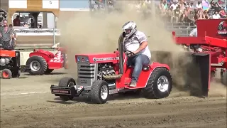 Heavy Modified Garden Tractor Pulling at St-Damase Québec 2016