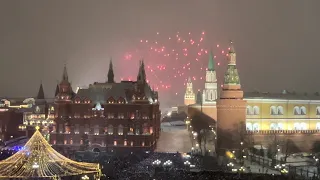 #Moscow Red Square | New Year 2022 | New Year Fireworks | New Year’s Eve.