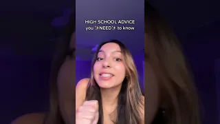 HIGH SCHOOL ADVICE ✨you need to know✨ #shorts #advice #girl