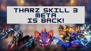 THARZ SKILL 3 NEW META | MLBB MAGIC CHESS NEW UPDATE THARZ 3 COMMANDER 2024