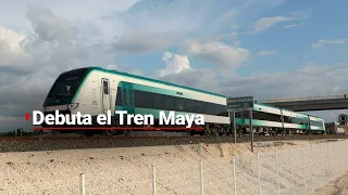 ¡AMLO estrenó el Tren Maya! | El Presidente viajó desde Campeche a Yucatán
