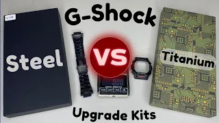 ⌚ G-Shock Upgrade Kit Unboxing 📦 Steel VS Titanium