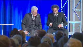Civil discourse discussion at BSU with Dr. Cornel West and Dr. Robert George
