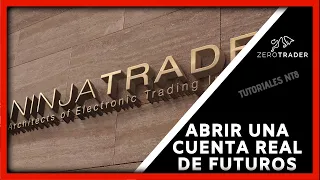 Proceso para abrir cuenta real de futuros con Ninja Trader Brokerage