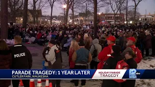 Hundreds gather one year after Waukesha parade tragedy