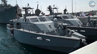 US Navy Mark VI patrol boat at DIMDEX 2018 - Qatar