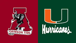 2021 Alabama vs  Miami