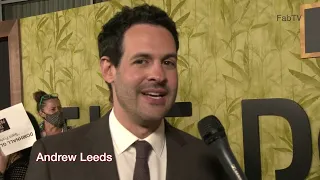 Actor Andrew Leeds arrives at  "The Patient" premiere.