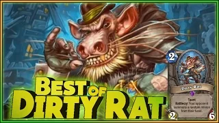 Hearthstone - Dirty Rat - Funny and lucky Rng Moments