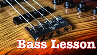 Shipping Steel - Cold Chisel bass lesson