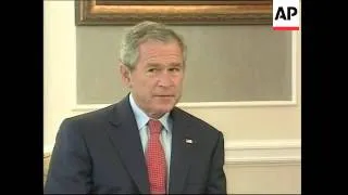 Bush and Putin bilateral meeting