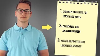 3 Übungen & Tipps um sicherzustellen, dass du (wieder) leichter atmest