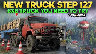 New Truck Step 127 6x6 Must Own Vehicle in SnowRunner You Need to Try