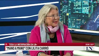 Elisa Carrió con José del Rio  - LN+ - 28/4/2024