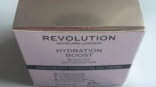 Close up look at Revolution hydration boost lightweight hydrating gel cream