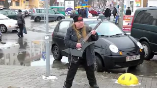 Street Music Maria Sivtsova -  Gary Moore  "The Loner"