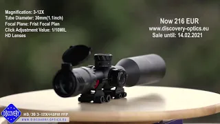 Discovery Optics - HD 3-12x44SFIR FFP - Rifle scope - Céltávcső - Zielfernrohr