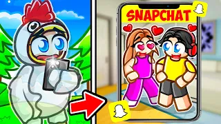 Espionner des COUPLES en étant INVISIBLE sur SNAPCHAT Roblox !