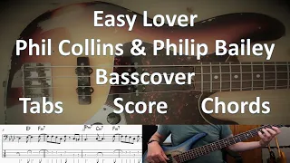 Phil Collins & Philip Bailey with Easy Lover. Bass Cover Tabs Score (standard notation) Chords