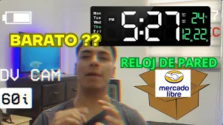 UNBOXING RELOJ DIGITAL DE PARED ¿CUMPLIÓ ESPECTATIVAS?