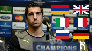 Henrikh Mkhitaryan casually speaking 6 languages | Мхитарян говорит на 6-и языках