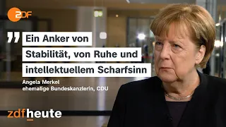 Angela Merkel über den verstorbenen Wolfgang Schäuble im ZDF-Interview