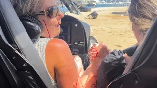 Aftermath of Gold Coast Helicopter Crash Survivors