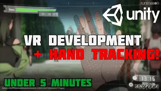 How to make a VR Game in under 5 MINUTES (+ Hand Tracking) | UNITY TUTORIAL FOR OCULUS QUEST 2