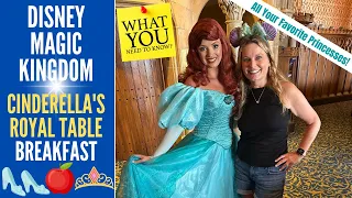 Cinderella's Royal Table Breakfast * 2023 * Character Meet And Greet * Ariel, Snow White, Jasmine!