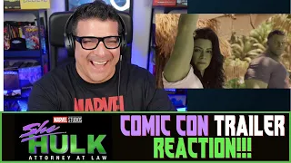 SHE- HULK: ATTORNEY AT LAW | OFFICIAL COMIC CON TRAILER REACTION!!! | Marvel Studios