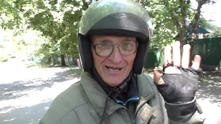 Самый крутой байкер 2. Беспечный ездок.The bravest (bold) biker (motorcyclist)