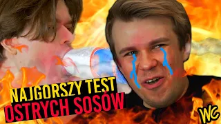 NAJGORSZY TEST OSTRYCH SOSÓW NA YOUTUBE